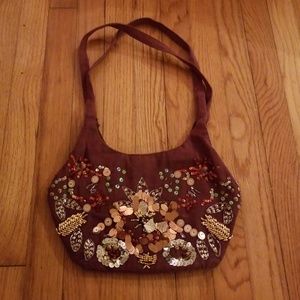 Embroidered purse